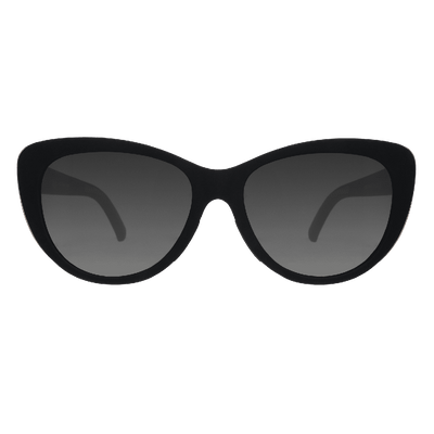 "Chic Noir Glam G Polarized Sunglasses" - Korvel