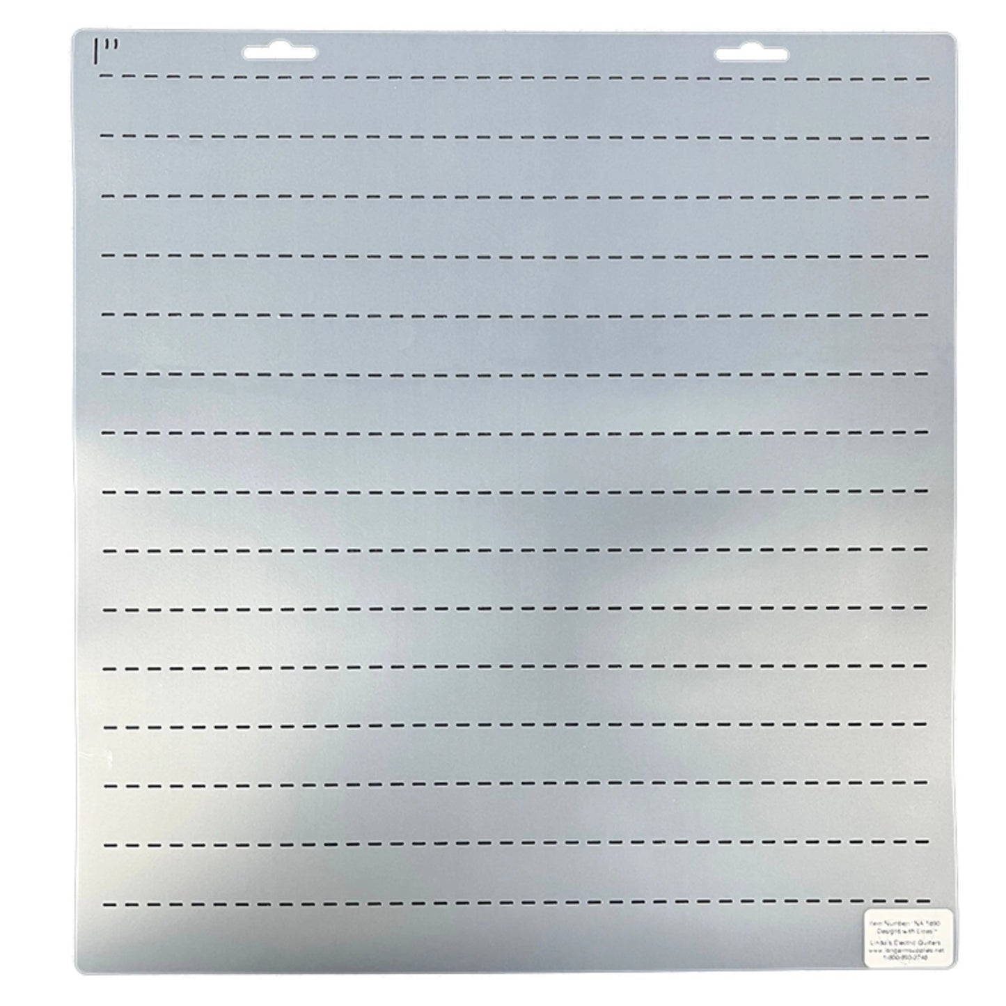 Pochoir 1890 1" Lignes Droites 14"