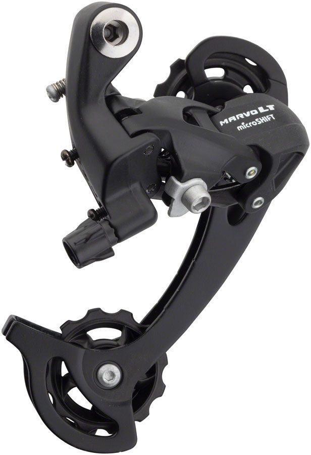 microSHIFT MarvoLT M46 Desviador Trasero - 8/9 Velocidades de Jaula Larga Negro