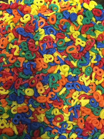 Oasis Supply Letter Shape Sprinkles Quins, 2 Pounds