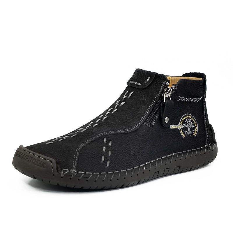 Men's Handmade Classic Stitching Ankle Boots