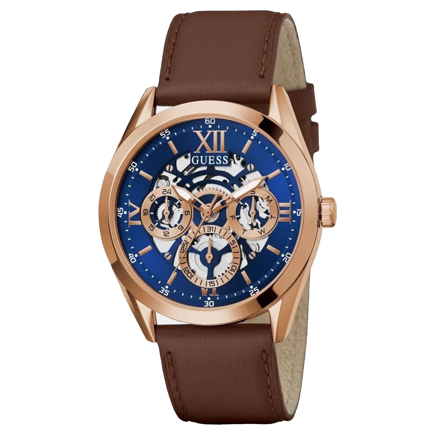 Guess Men's Classic Watch with Blue Dial