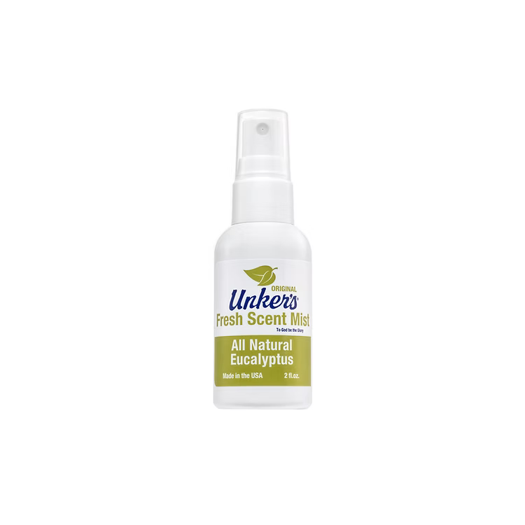 Unker's Original Fresh Scent Mist - Natural Eucalyptus Spray 2 oz