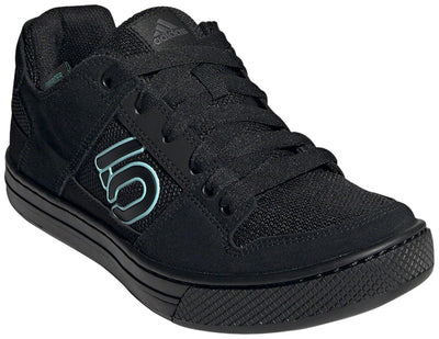 Five Ten Freerider Flat Shoes - Women's Core Black / Acid Mint 10.5
