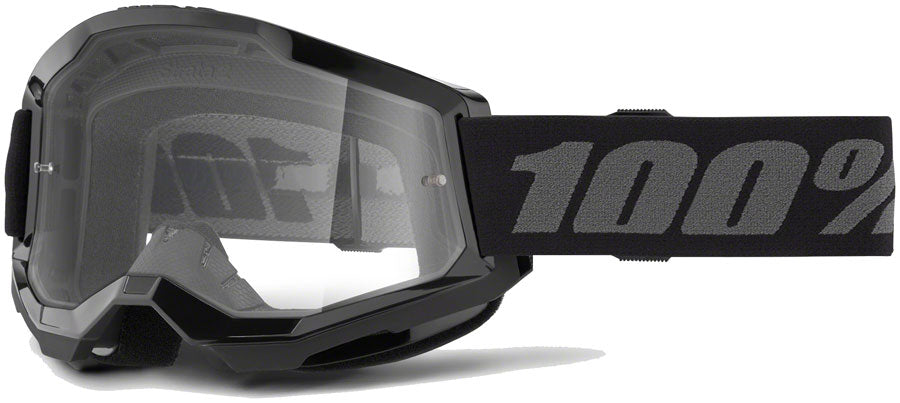 Lunettes 100% Strata 2 - Noir/Transparent