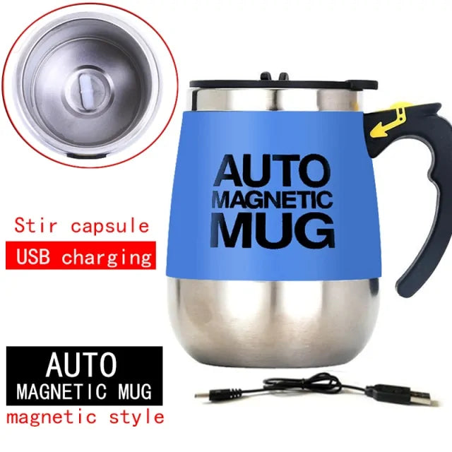 Self Stirring Magnetic Mug - Effortless Beverage Mixing