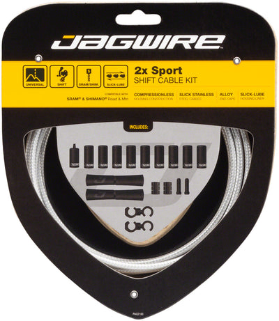 Jagwire 2x Sport Shift Cable Kit - Sterling Silver