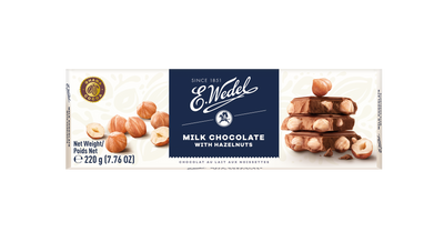 Wedel Luksusowa Chocolate with Hazelnut 220g