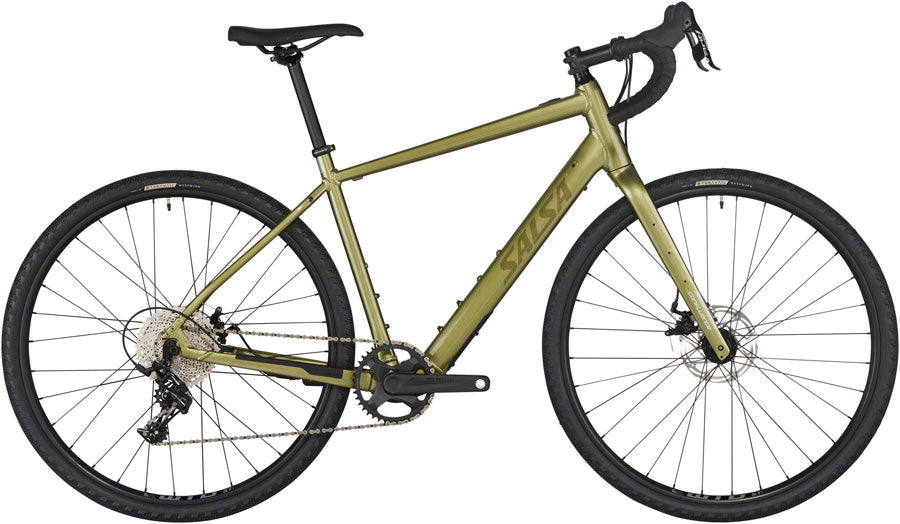 Salsa Confluence Drop Bar Apex 1 Ebike - Verde Aguacate 60cm