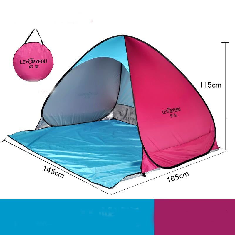 Tienda de Cortina de Apertura Rápida para Camping al Aire Libre