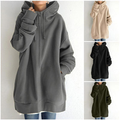Sudadera con capucha de mujer de gran tamaño - S-5XL