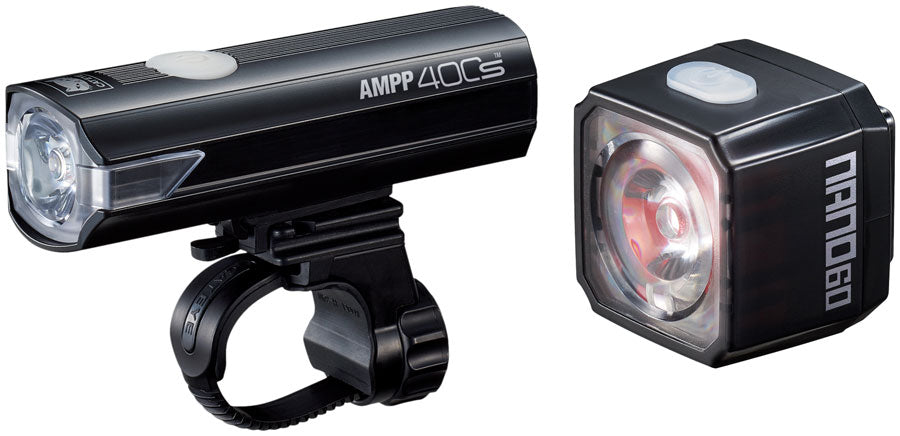 Cateye AMPP400S / NANO60 Headlight and Taillight Set