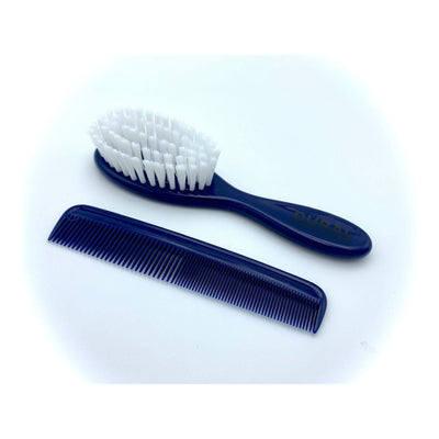 Dural Baby Brush Set - 5 Row Plastic Nylon Bristles in Blue