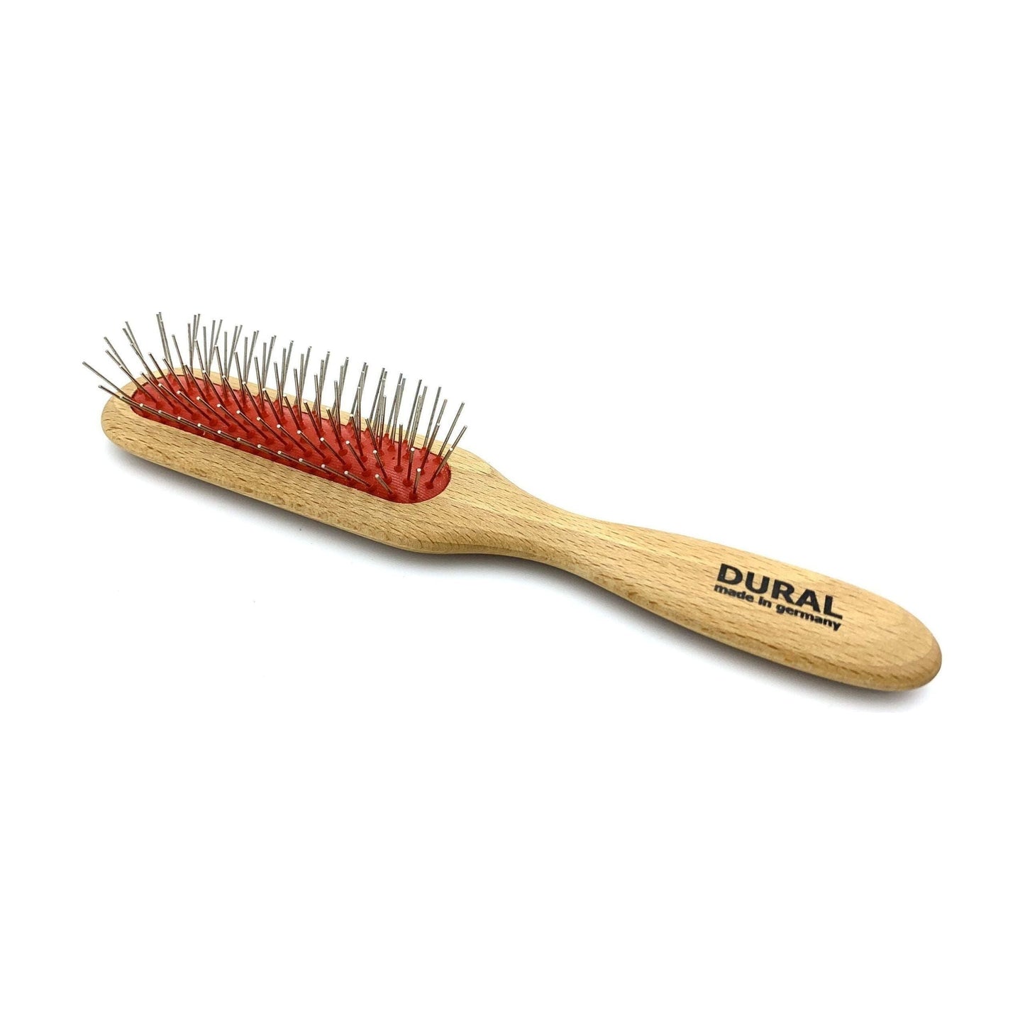 Cepillo de Pelo Dural para Estilo y Cuidado - Madera de Haya con Almohadilla de Goma