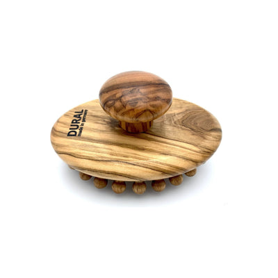 Dural Massage Brush - Olive Wood with Wooden Knobbles