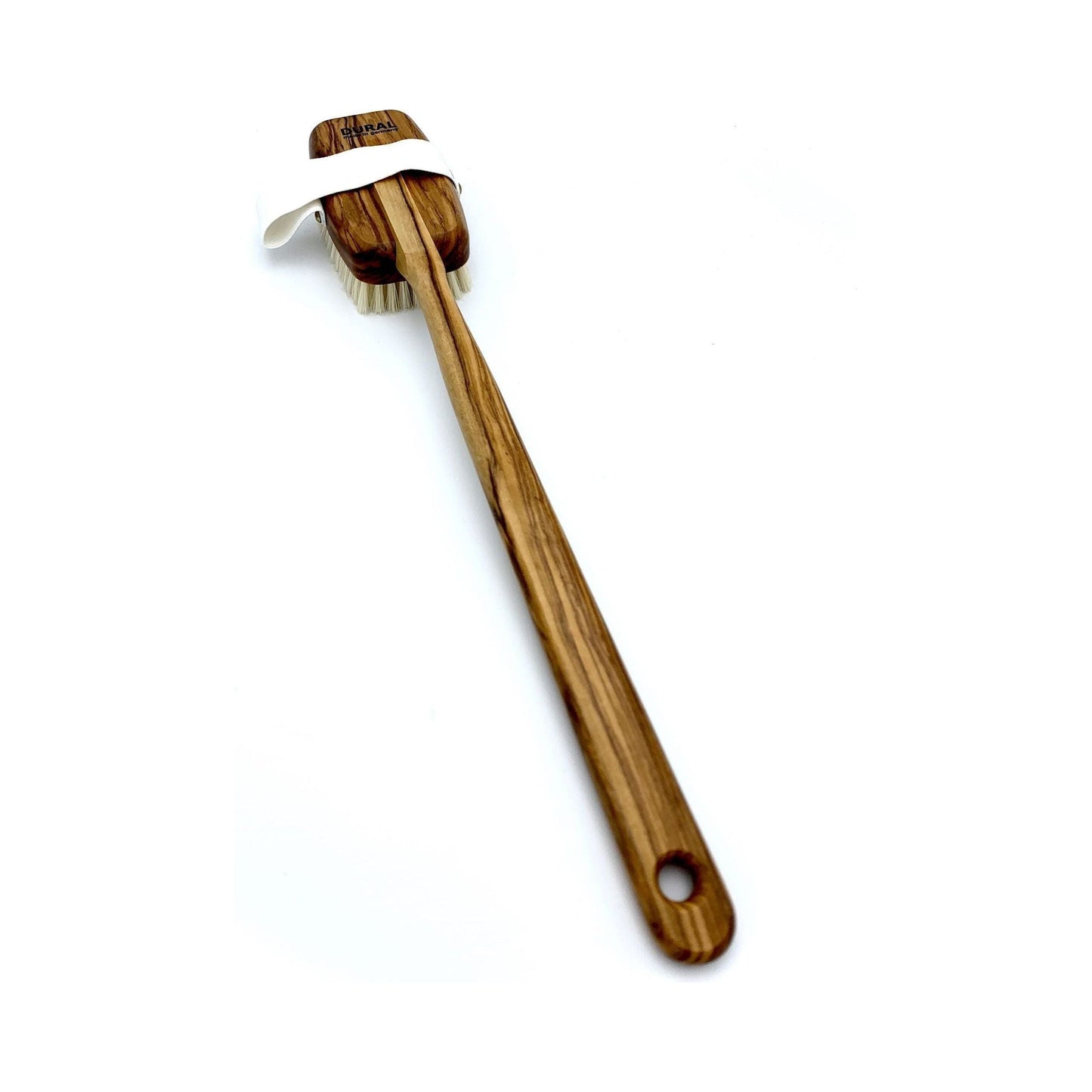 Dural Bath & Massage Brush - Light Natural Bristles & Olive Wood