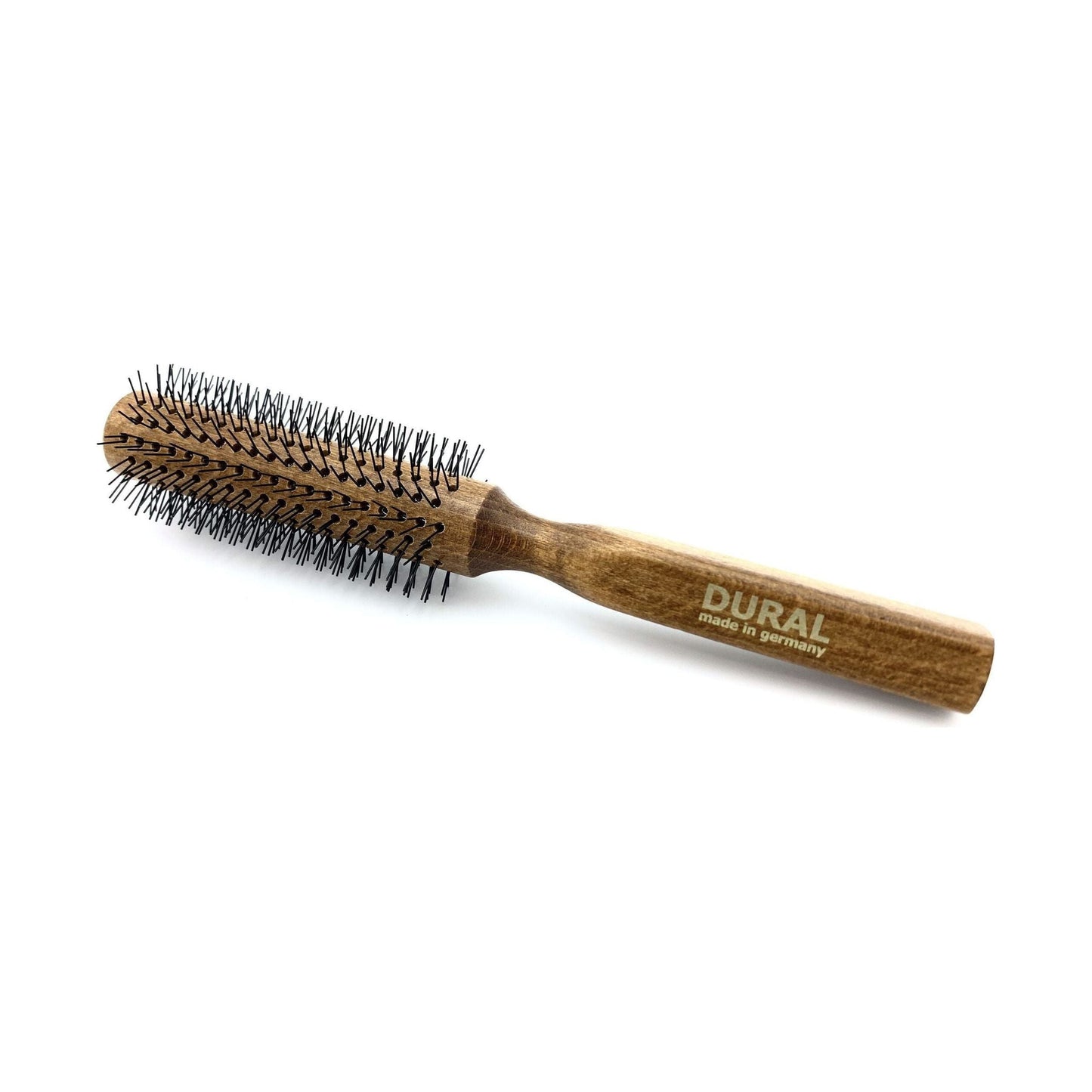 Brosse à cheveux ronde Dural avec poignée en bois de hêtre