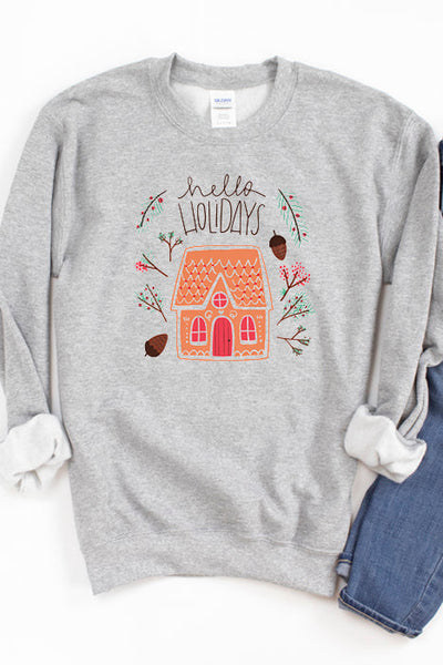 Hello Holidays Home Sweatshirt - Korvel
