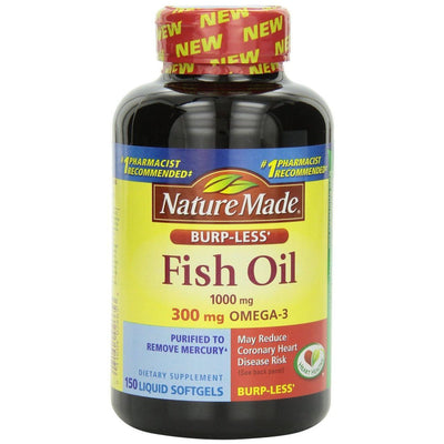 Nature Made Fish Oil 1000 Mg Liquid Softgels