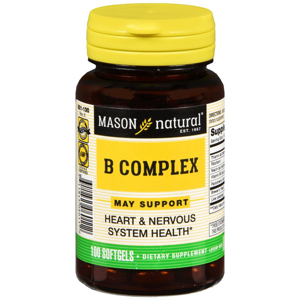 Mason Natural Complejo de Vitaminas B - 100 Softgels