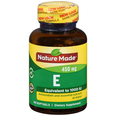 Nature Made Vitamin E 450 Mg Softgels - Premium Antioxidant Support