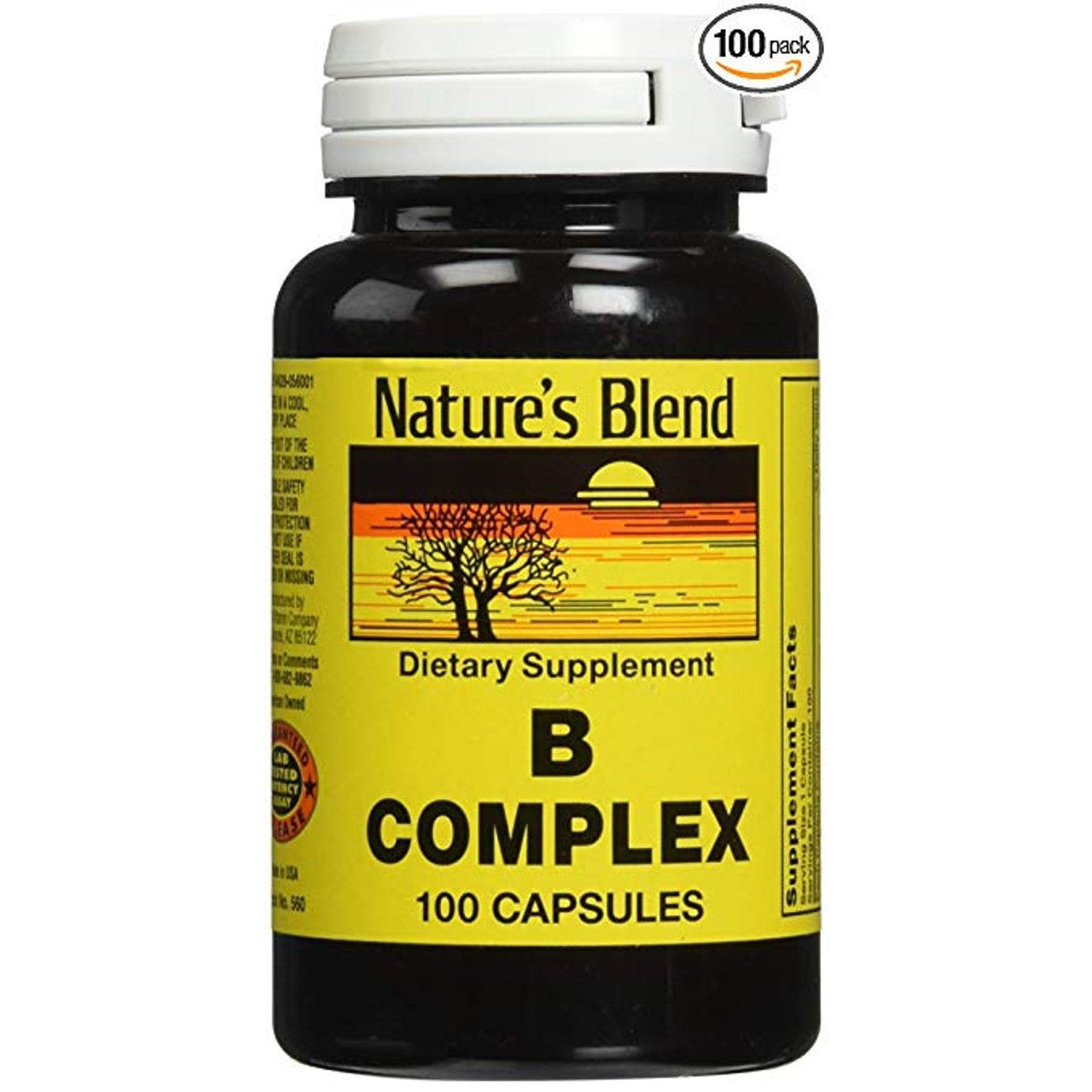 Gélules B Complex de Nature's Blend - 100 unités