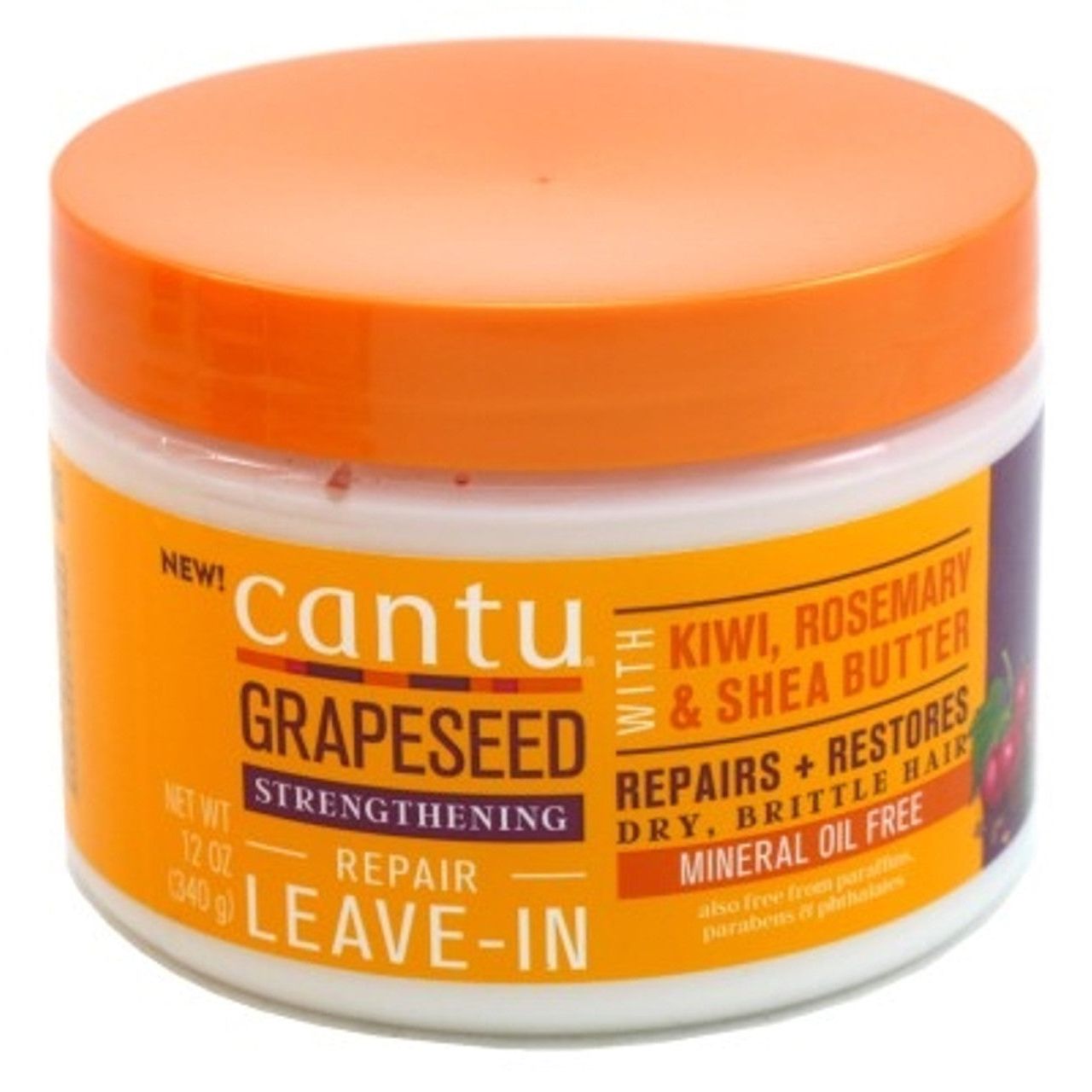 Cantu Grapeseed Leave In Conditioner Repair Cream 340g