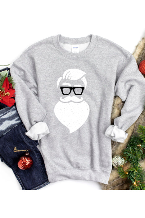 Santa Face Unisex Sweatshirt - Korvel