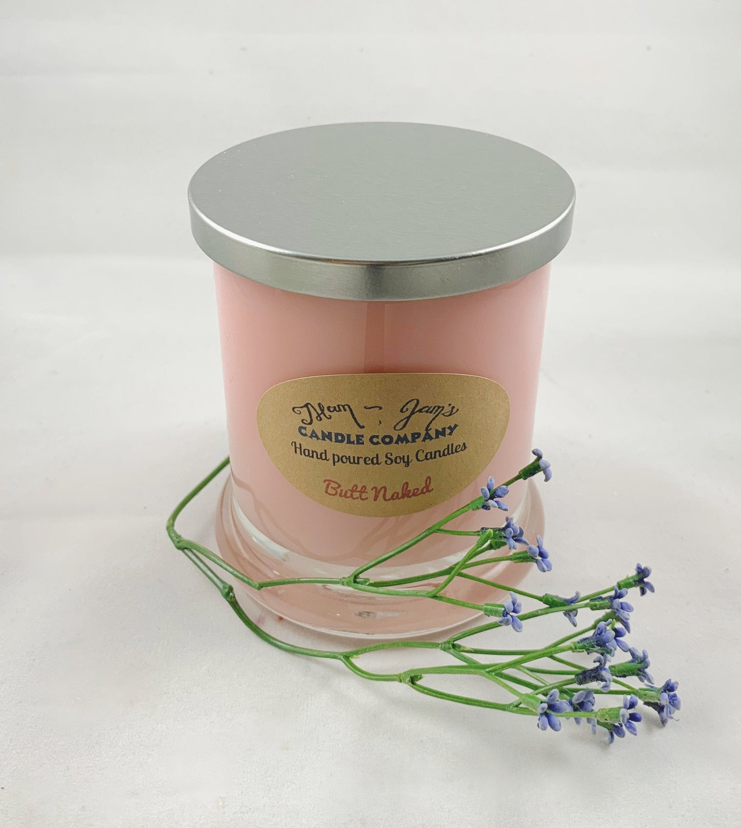Butt Naked Soy Candle – Tropical & Fruity Scent | Mam Jam’s - Korvel