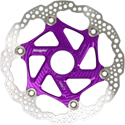 Rotors de frein à disque flottants Hope MTB - 180 mm Violet