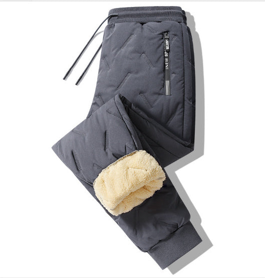 Men's Plush Fleece Thermal Sweatpants - Warm & Stylish