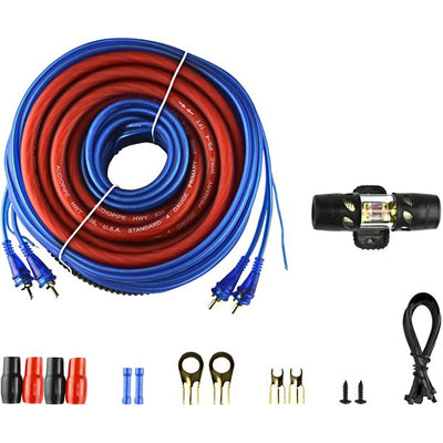 Premium Audiopipe PK-2100SX Car Amplifier Installation Kit - Korvel