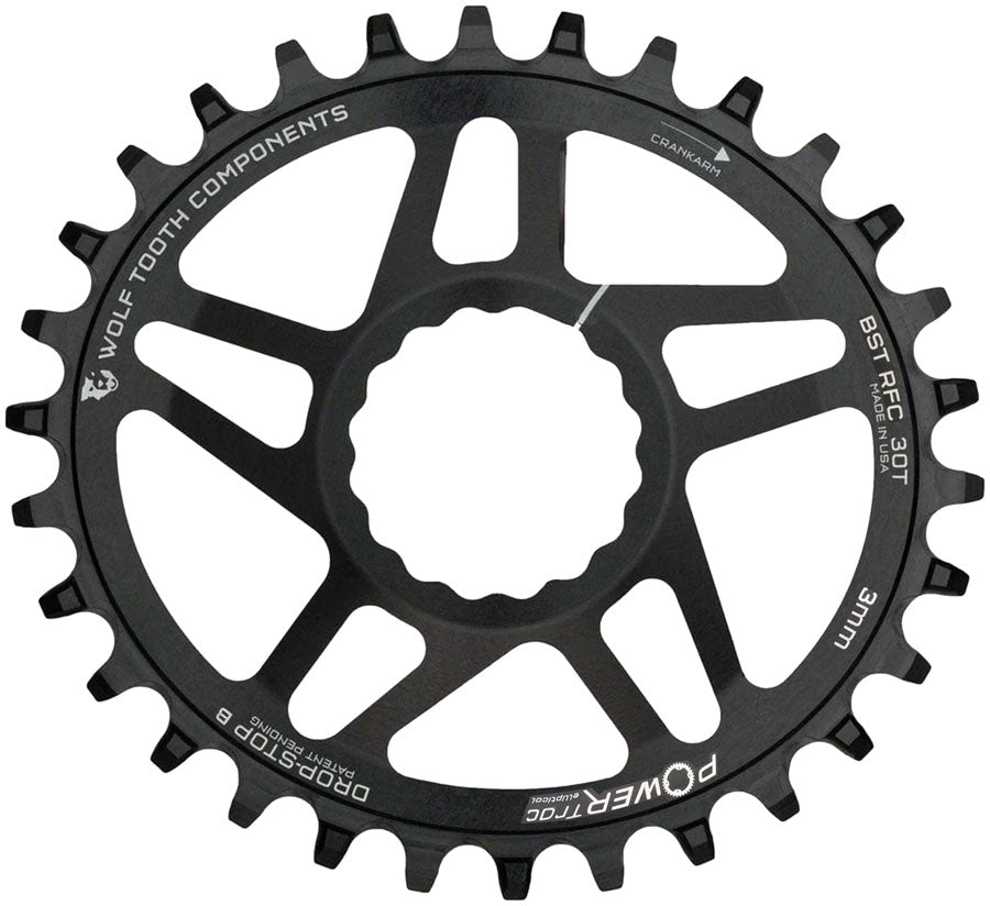 Chaîne de montage direct elliptique Wolf Tooth - 30t pour RaceFace/Easton CINCH
