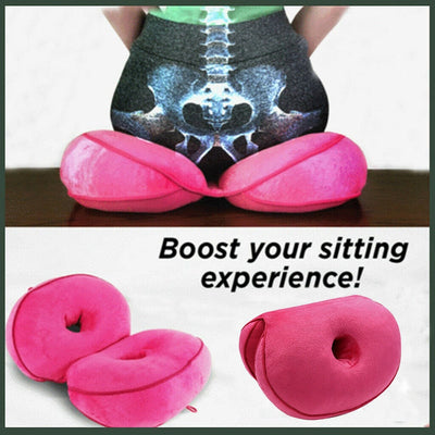 Cojín de Asiento de Espuma Viscoelástica de Doble Confort para un Soporte Mejorado