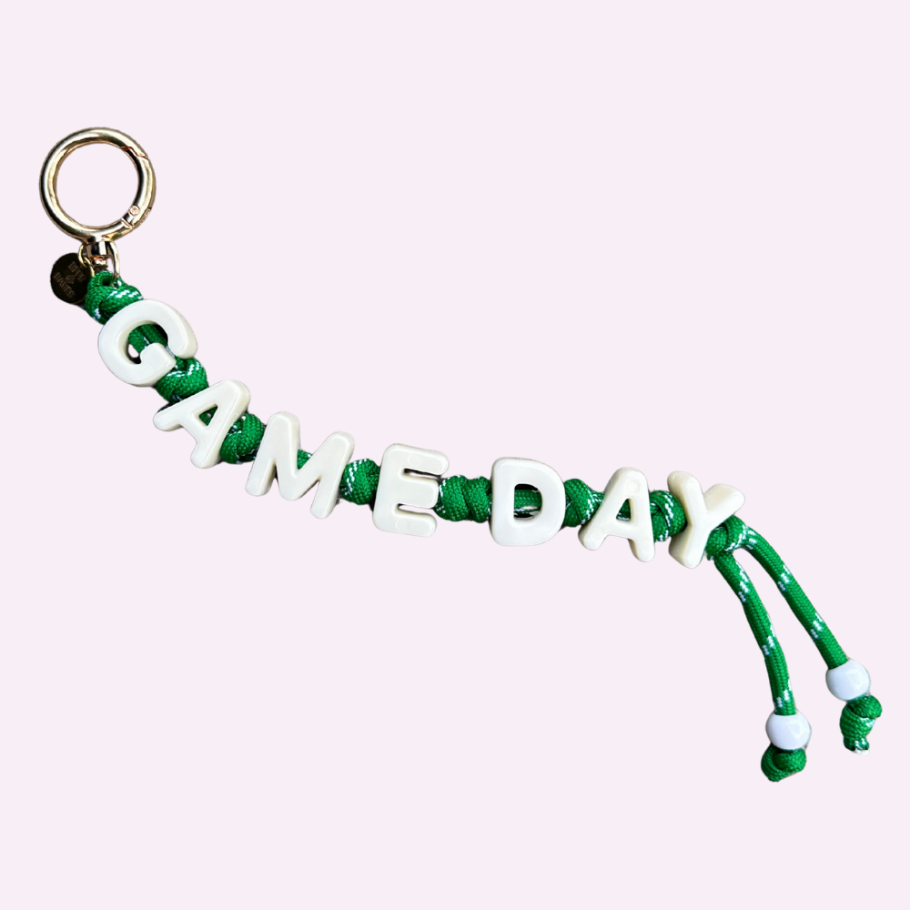 Game Day Bag Charm - Stylish Keychain Accessory