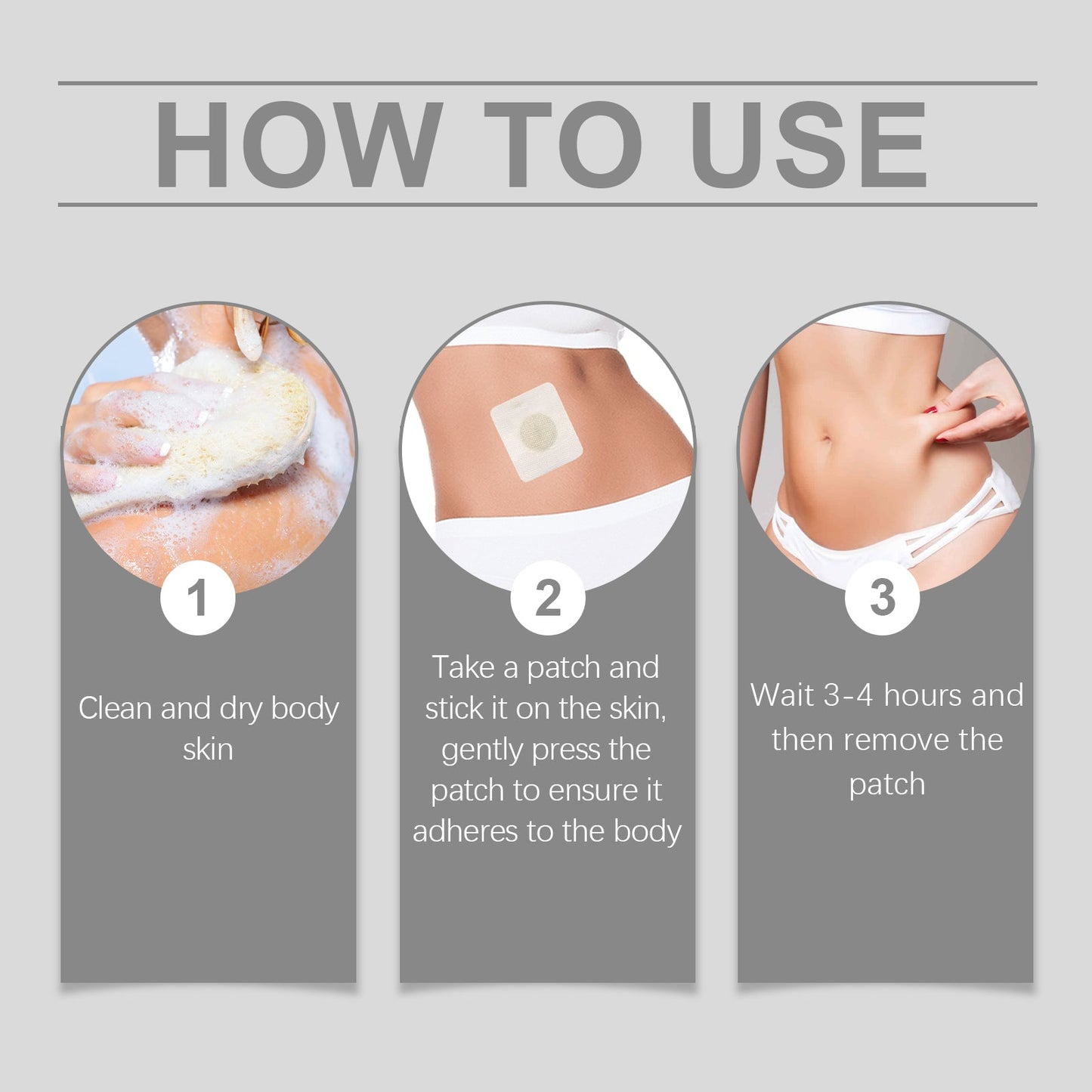 Bee Venom Lymphatic Detox Schlankheitspflaste, Bee Venom Lymphatic Detox Slimming Patch Shaping Slimming Increase Vitality Digestion Health Detumescence Slimming Body Shaping - Korvel