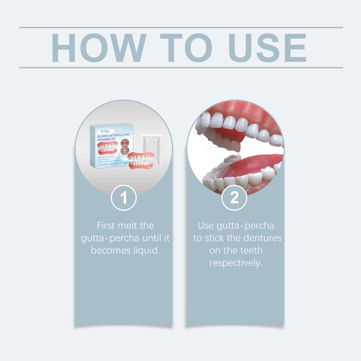 Cosmetic Denture Set for Enhanced Smile Comfort