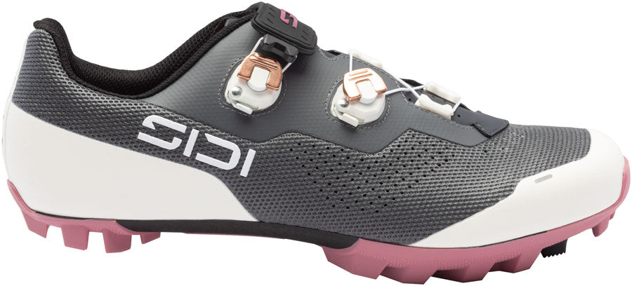 SIDI Dominator X XC Clipless Shoes - Women's Anthracite Ice White 39