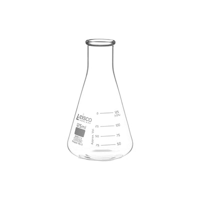 125mL Premium Erlenmeyer Flask for Laboratory Use