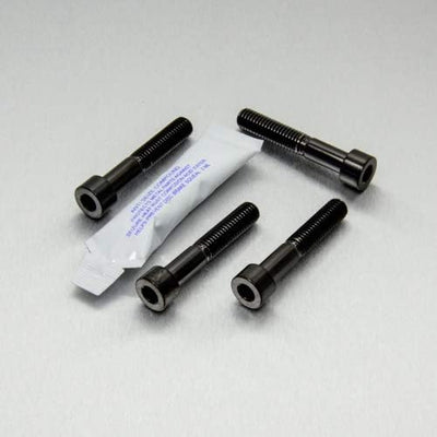Premium Stainless Steel Front Axle Pinch Bolt Set - Black Finish - Korvel