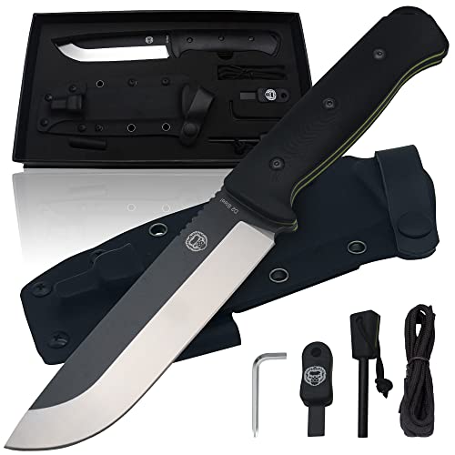 Bushwhacker D2 Steel Bushcraft Survival Knife Gift Set - Ultimate Outdoor Companion - Korvel