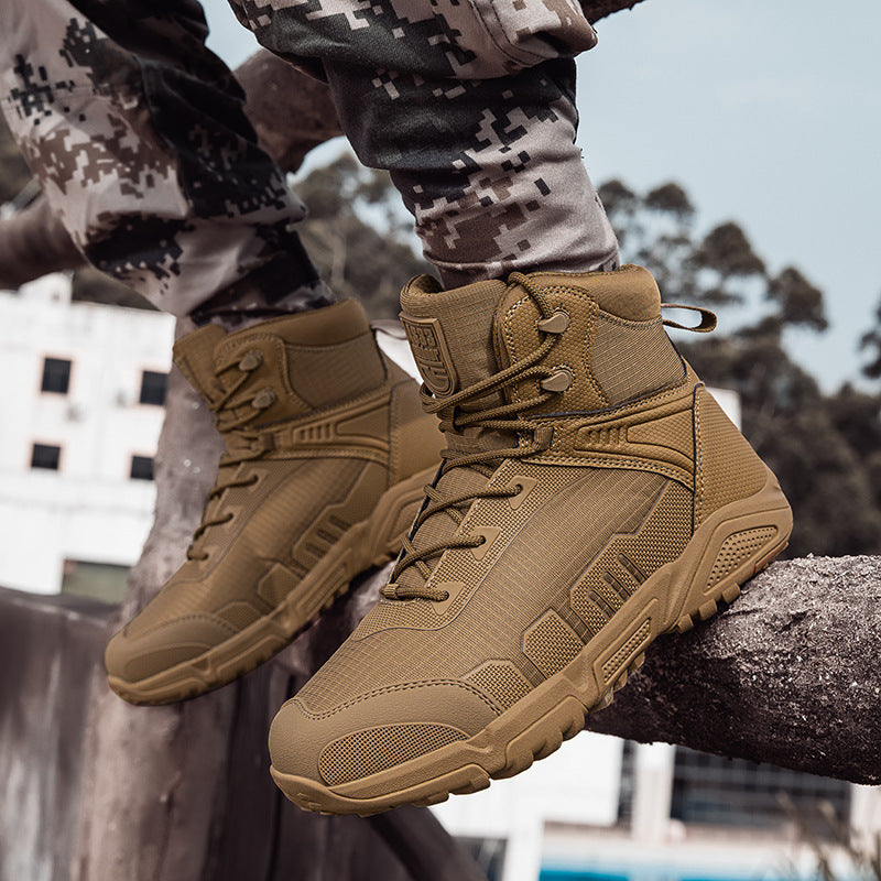 Premium Anti-Slip High-Top Tactical Boots