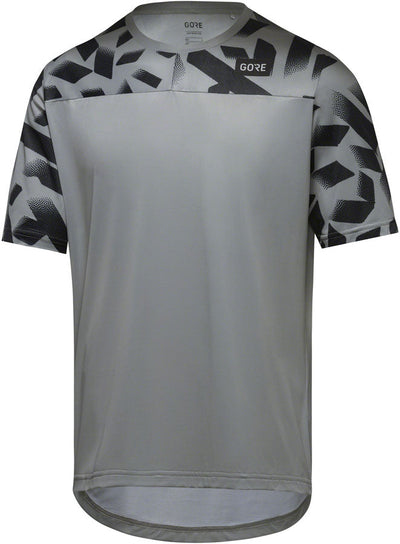 Jersey Gorewear Trail KPR Daily - Gris Lab/Negro Hombre Mediano