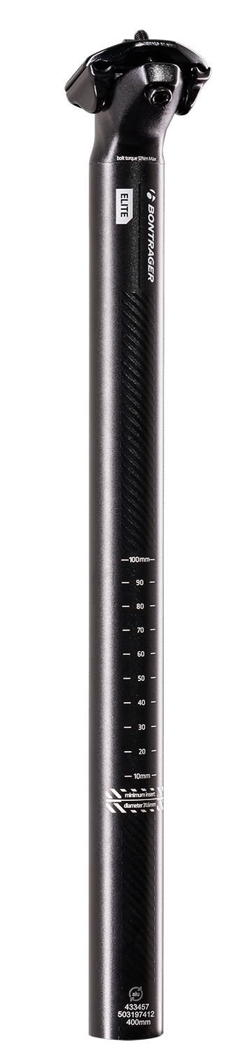Bontrager Elite 27.2 x 330mm Bicycle Seatpost - Black