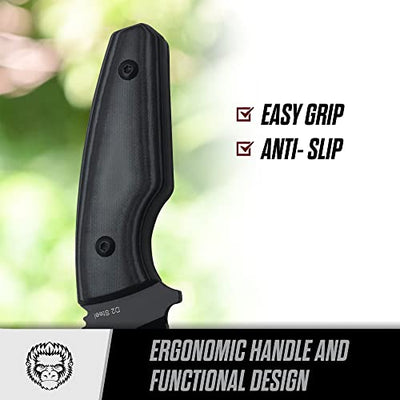 Ultimate Grey Tanto Neck Knife Gift Set for Adventurers - Korvel