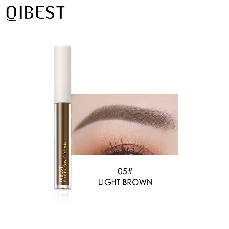 Crema para teñir cejas tridimensional QIBEST - Impermeable y de larga duración