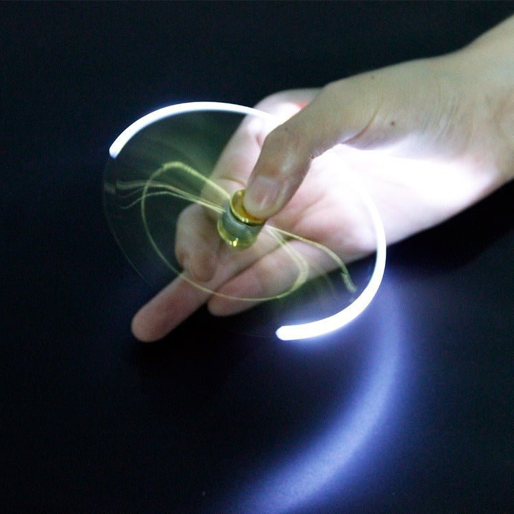 Rotating Luminous Finger Gyroscope Ballpoint Pen