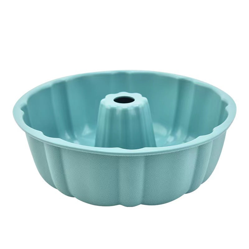 10-inch Non-Stick Silicone Bundt Pan - Multipurpose Baking Mold for Cakes, Jello & Gelatin - Korvel