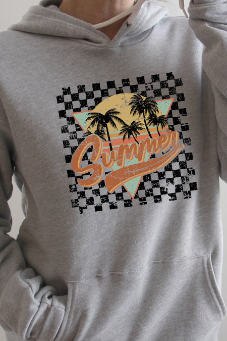 Checkered Summer Hoodie - Korvel