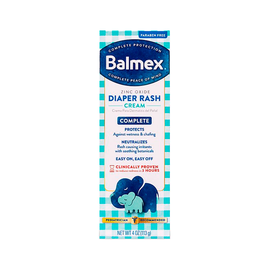 Crème pour érythème fessier Balmex Protection Complète, 4 Oz